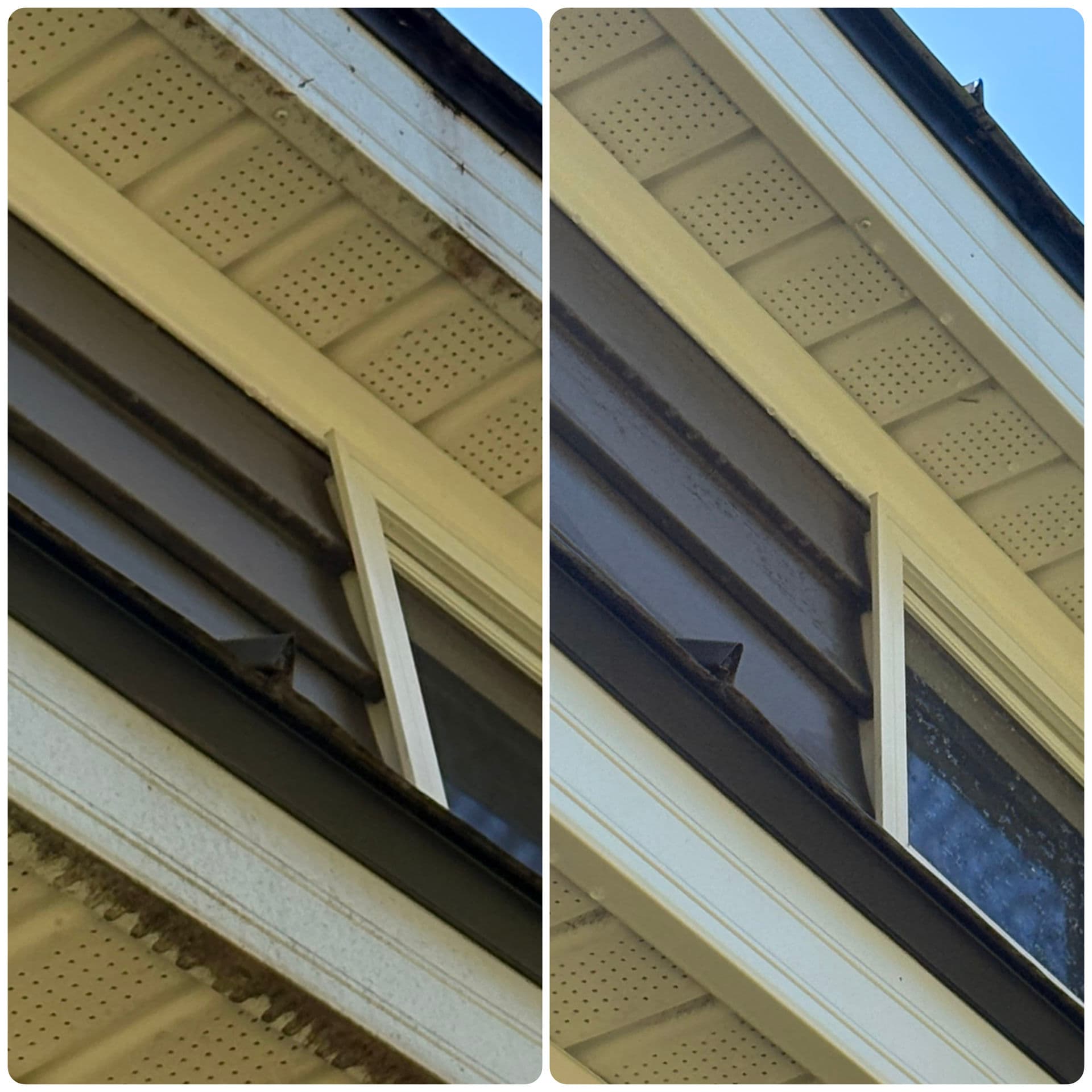 Gallery photos for Soft Wash Tennis Court Cleaning Plus Gutter and Soffit Cleanup: Image #5