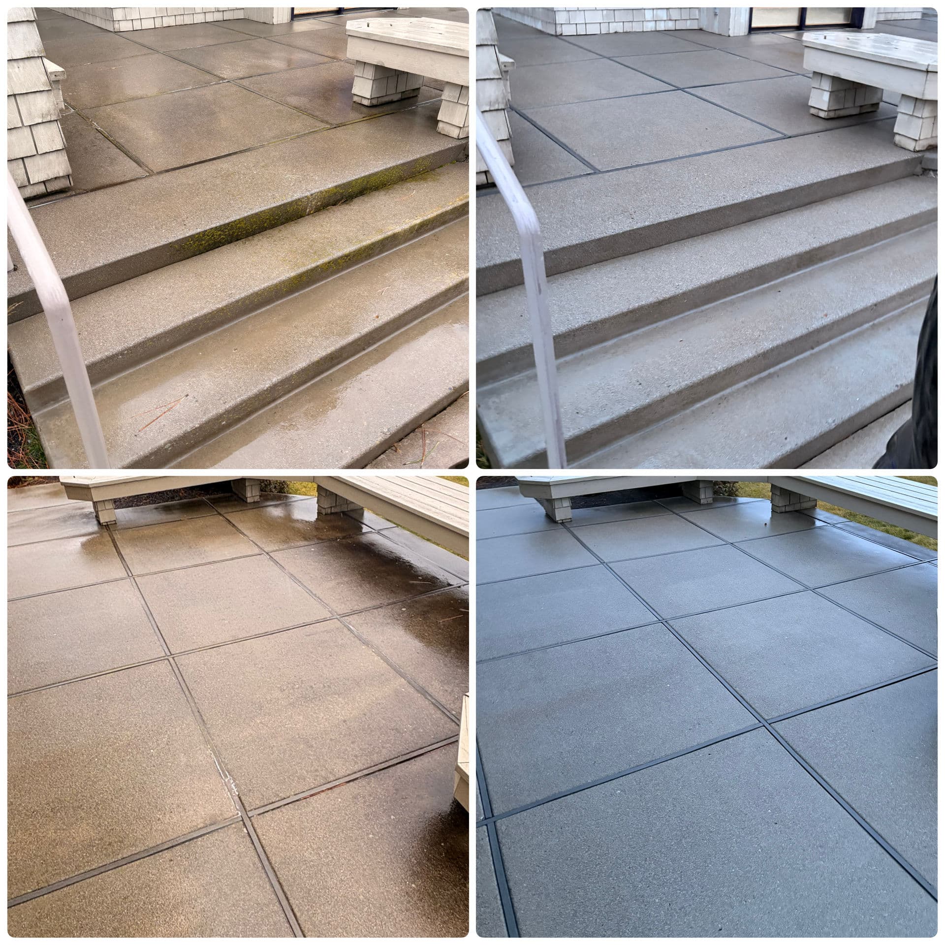 Concrete and Gutter Cleaning Project Breathe New Life into Property