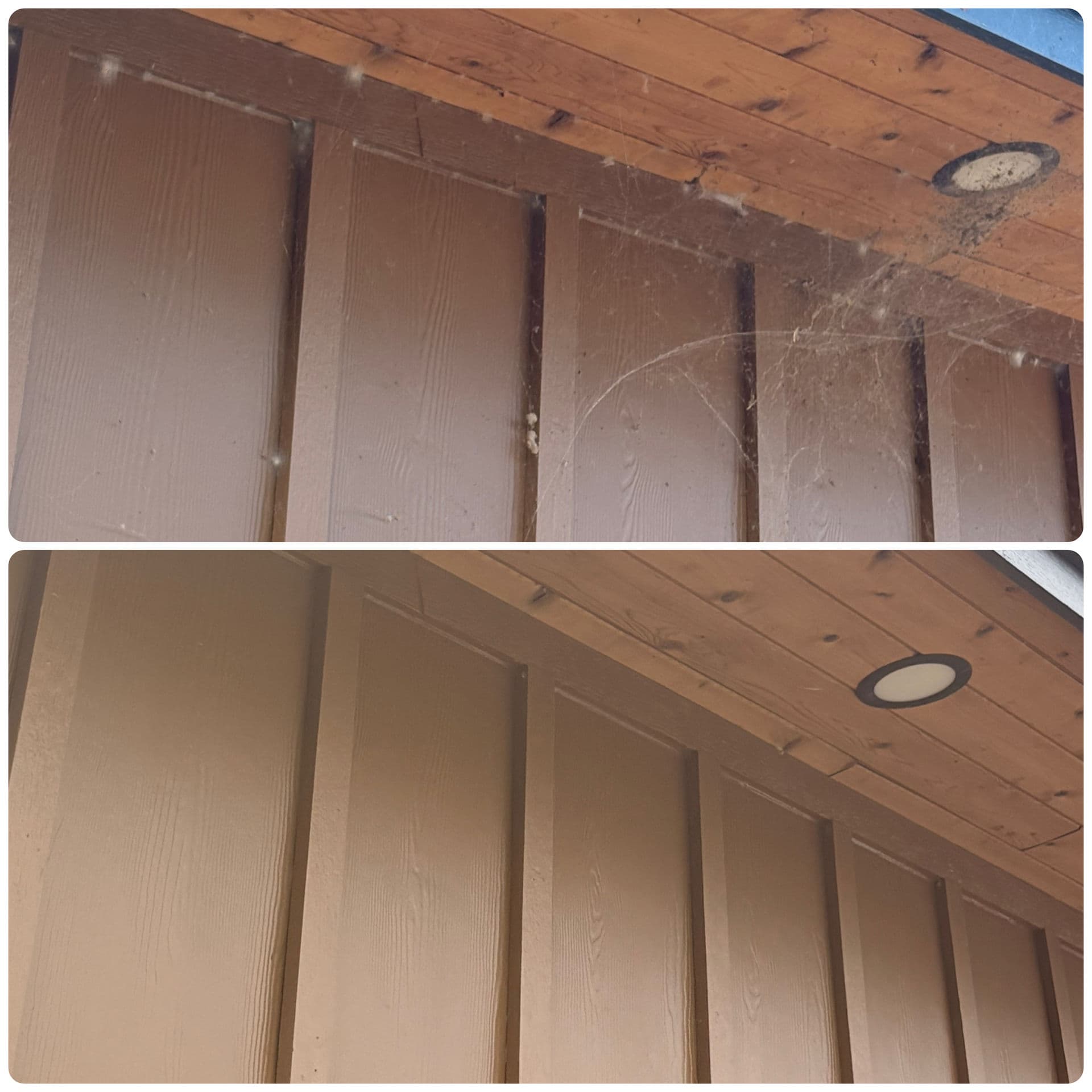 Spider Nests, Grime, and Dirty Siding - All Gone image