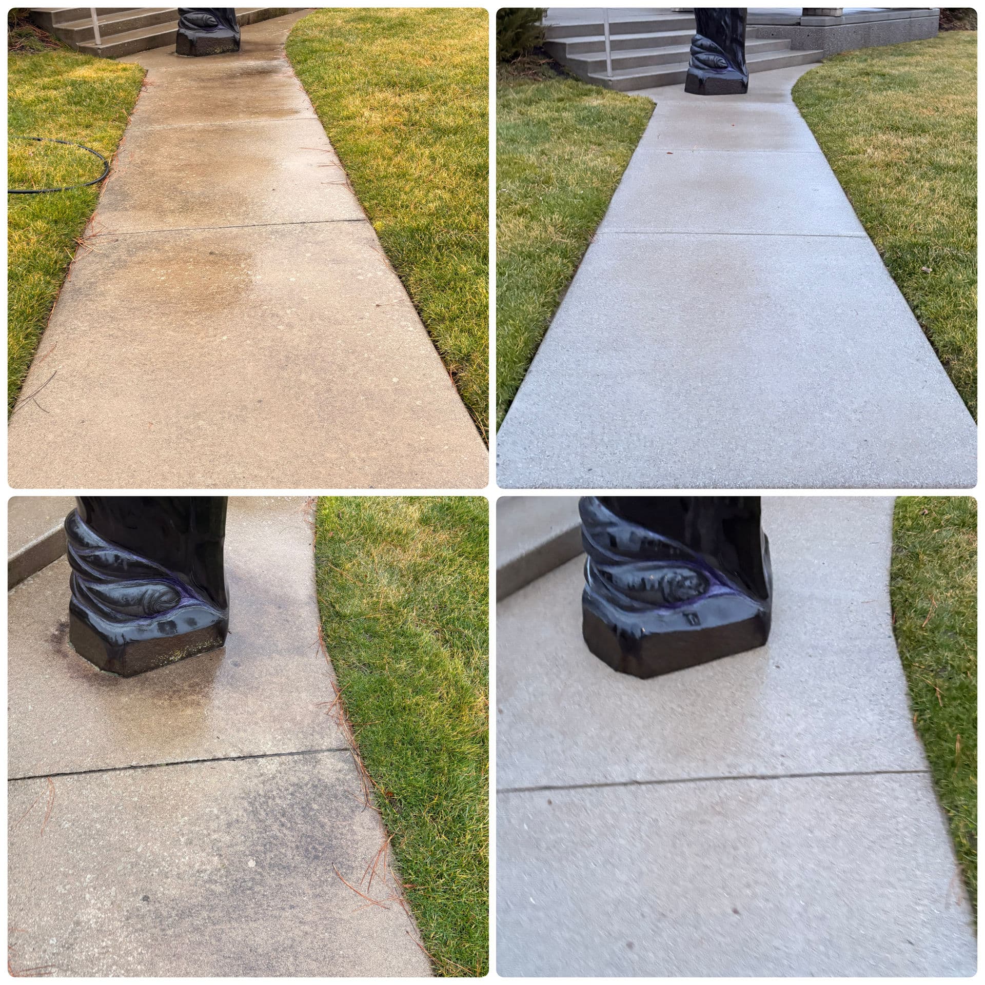 Gallery photos for Concrete and Gutter Cleaning Project Breathe New Life into Property: Image #2