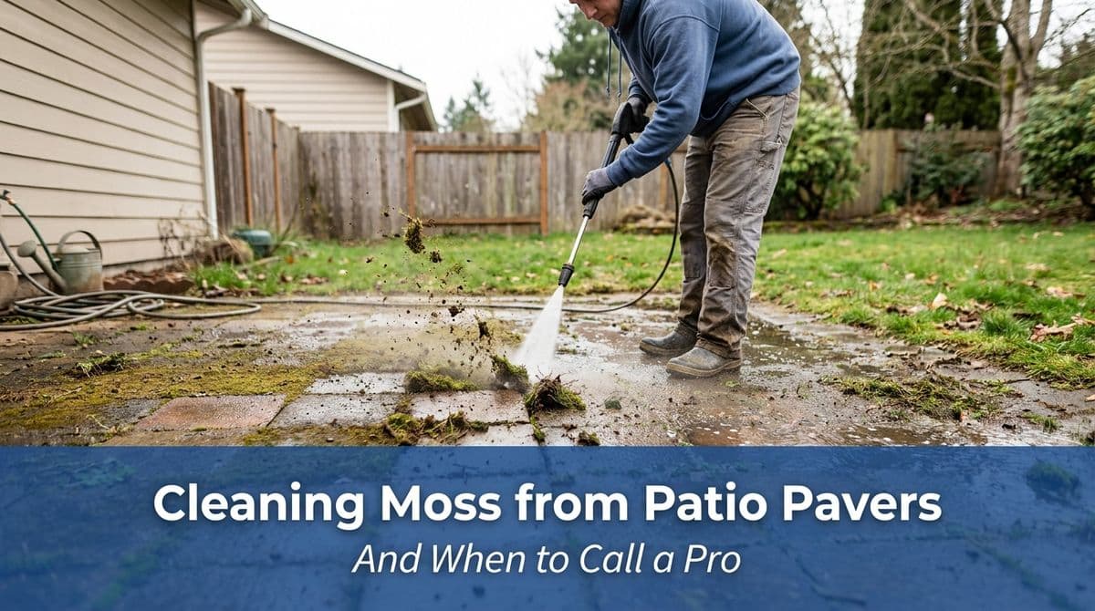 How to Clean Moss and Weeds from Patio Pavers image
